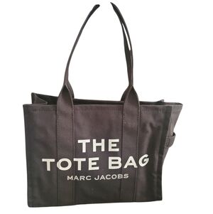 Marc Jacobs Black Canvas Tote Bag